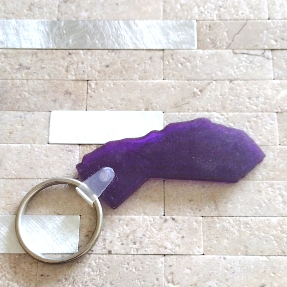 N/A purple keychain